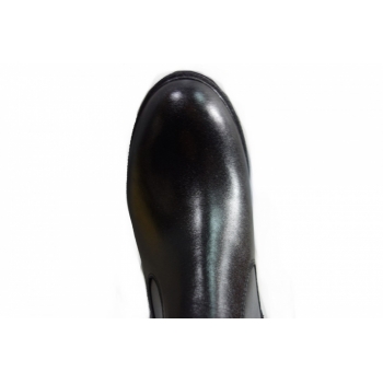 Kozaki ze skóry z szeroką cholewką 46 cm